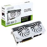 ASUS Dual GeForce RTX 4070 White OC Edition 12GB