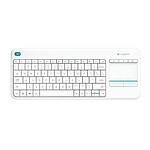 Logitech Wireless Touch Keyboard K400 Plus Blanc