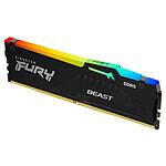 Kingston Fury Beast RGB - 1 x 16 Go (16 Go) - DDR5 6000 MHz - CL30