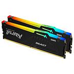 Kingston Fury Beast RGB - 2 x 32 Go (64 Go) - DDR5 6000 MHz - CL30